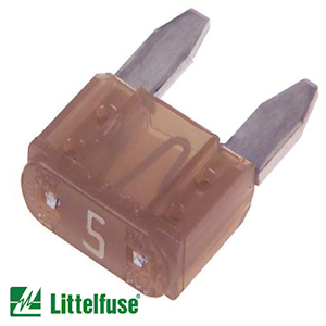 0297005.WXNV Littelfuse Mini Fuse 5 Amp Pack of 50